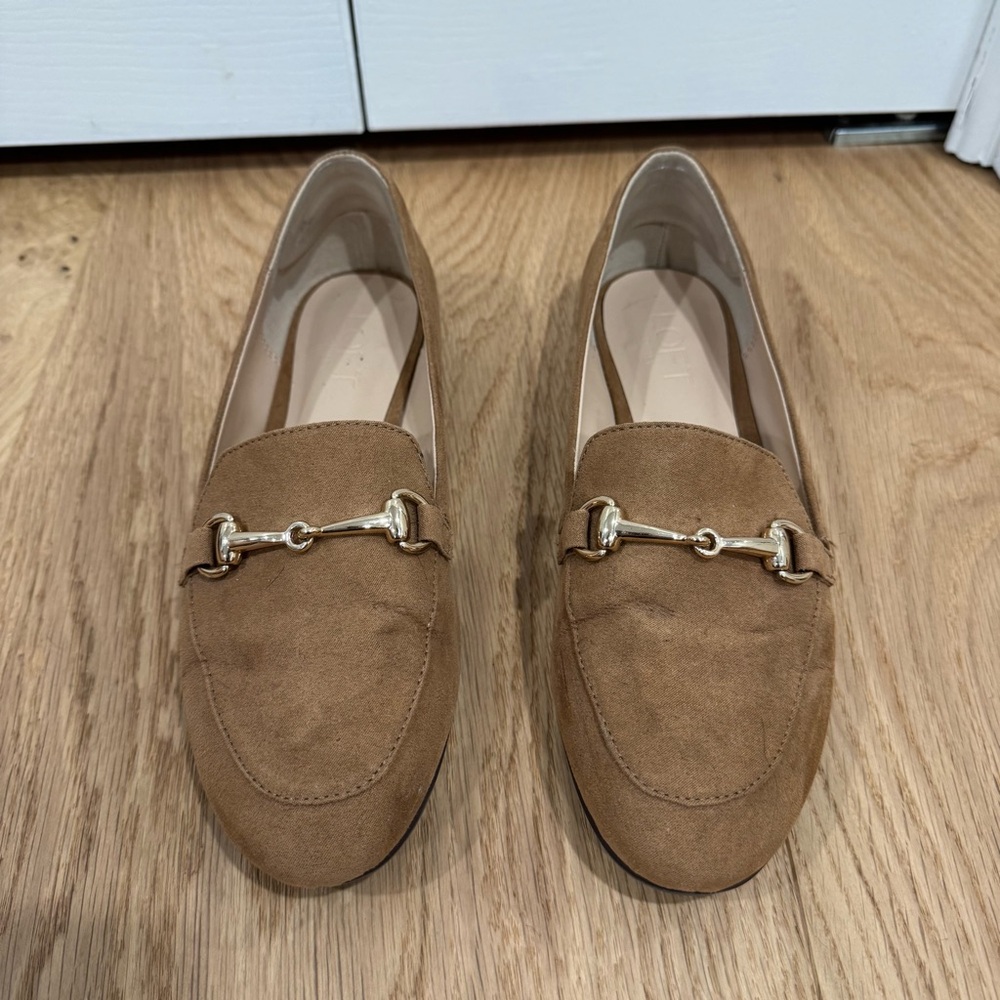 Loft faux suede horse bit loafers Tan. Size 7 - Picture 3 of 11